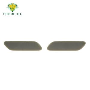 Lexus Headlight Washer Nozzle Caps 85354-48030 85353-48030 Plastic Front <b>Bumper</b> Fitment - Product Image 1