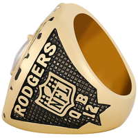 Anillo de Campeonato MVP de los Green Bay Packers 2014 XH, un Anillo de Moda de Aleación Ecológica, para Colección Conmemorativa y Uso Diario