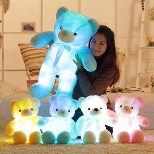 ตุ๊กตาหมีเรืองแสงสีรุ้งหลากสี ขนาด 30 ซม. บรรจุใยฝ้าย PP ราคาสุดคุ้ม ของขวัญวันวาเลนไทน์และ<span class=keywords><strong>วัน</strong></span>แม่ - Product Image 4