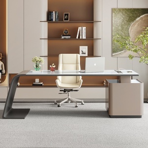 Bureau de direction de luxe léger pour le PDG, bureau informatique <span class=keywords><strong>Bugatti</strong></span> Orange, mobilier importé du Guangdong, personnalisation sur mesure - Product Image 5