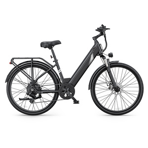 <b>Electric</b> City Bike 36V Lithium Battery Rear <b>Hub</b> Motor Aluminum Alloy Frame 26 Inch Urban Commuter <b>Electric</b> Bicycle - Product Image 1