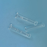 Manchon en quartz UV OEM pour système de traitement de l'eau UV, manchon de lampe en quartz à haute transmission UV