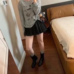 Botas de tacón grueso con punta redonda elegantes y cómodas para mujer, estilo cowboy, novedad 2026 - Product Image 4