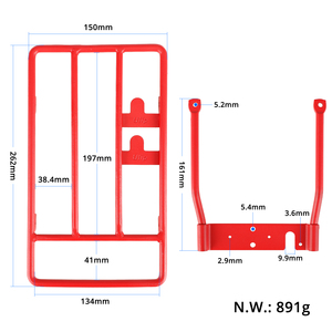 Portaequipajes trasero para patinete eléctrico, portaequipajes para <span class=keywords><strong>Xiaomi</strong></span> M365 Pro Pro2 <span class=keywords><strong>1S</strong></span> Mi3, piezas para monopatín - Product Image 4