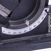 Étau d'angle inclinable et pivotant à 2 axes OEM, robuste, pour machine de fraisage, à poser sur établi et pour perceuse sur colonne
