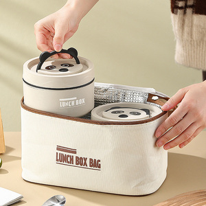 Khuyến mãi nóng, Gấu trúc sáng tạo, Hộp cơm trưa bằng thép không gỉ 304 hình tròn, có thể dùng lò vi sóng - Product Image 5