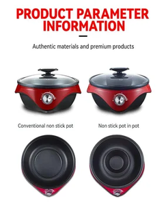 Nồi điện đa năng 4L bằng thép không gỉ, điều khiển nhiệt độ, nắp kính cường lực, tiết kiệm năng lượng, dùng cho gia đình - Product Image 5