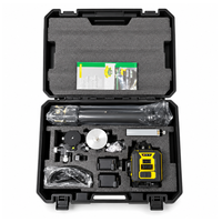 Kit de niveau laser auto-nivelant vert à 16 lignes pour une utilisation en intérieur et en extérieur avec trépied de 1 m