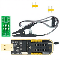 1 module programmeur USB CH341A pour EEPROM Flash BIOS série 24 25 + pince de test SOIC8 SOP8 pour EEPROM 93CXX / 25CXX / 24CXX