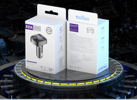Chargeur Voiture Double USB 2025 Kit Mains Libres Bluetooth Lecteur MP3 Émetteur FM Sans Fil Module Transmetteur