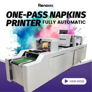 เครื่องพิมพ์กระดาษทิชชูดิจิตอลสีเต็มรูปแบบ Renovix ไม่มีขั้นต่ำในการสั่งซื้อ ความละเอียด 1200dpi เครื่องพิมพ์กระดาษเช็ดปากอัตโนมัติแบบพิมพ์ครั้งเดียวพร้อมหัวพิมพ์ขนาด A3 - Product Image 2