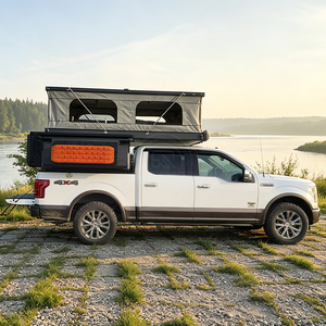 Camper manuel escamotable à double extension pour pick-up Tacoma Hilux Ford, coque de camping-car coulissante pour benne de pick-up, <span class=keywords><strong>caravane</strong></span> tout-terrain, camping-car - Product Image 1