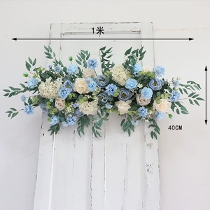 Venta al por mayor de tallo largo Mini arco de flores de aliento de bebé blanco para boda Venta al por mayor Centros de mesa de boda - Product Image 4