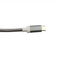 Cable USB2.0 Tipo-C Macho a Macho de 2 Metros, PD 100W, 5A, Carga Rápida, Cable Doble Tipo-C de Nailon Resistente