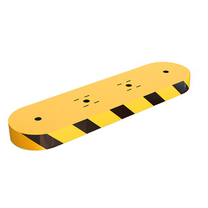 Barrera de Acero para Sistema de Estacionamiento, Protección Anticollisión Amarilla para Equipos de Estacionamiento Inteligente - Product Image 1