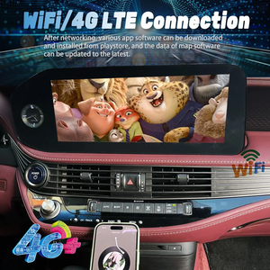 หน้าจอแอนดรอยด์ 15 ขนาด 12.3 นิ้ว Qualcomm สำหรับ Lexus LS500h LS ปี 2017-2019 ชุดติดตั้งแผงหน้าปัด<span class=keywords><strong>รถ</strong></span>ยนต์ เครื่องเล่นมัลติมีเดีย สเตอริโอ ระบบนำทาง GPS - Product Image 6