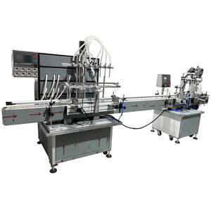 Máquina llenadora de líquidos totalmente automática para botellas con control PLC y accionamiento eléctrico de 380V - Product Image 2