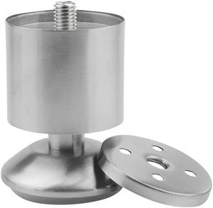 Accessoires de pieds intérieurs Meubles de canapé Pieds en aluminium en acier <span class=keywords><strong>chromé</strong></span> faciles à utiliser Appartements Bureaux à domicile Fermes Tables Chaises - Product Image 2