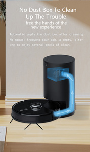 Aspirador robótico inteligente GEERLEPOL, navegación láser, fregona de barrido Wifi, 2800PA, succión fuerte, plástico eléctrico para hogares - Product Image 5