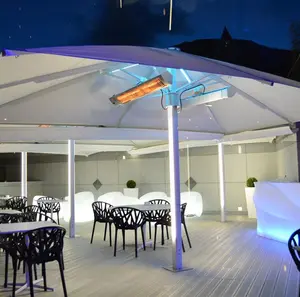 Groothandel 3M 4M 5M 6M Radii Aluminium UV Beschermende Buiten Grote Patio Grote Parasols Restaurant Paraplu Voor Cafe Hotel