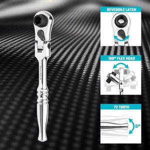 33pcs OEM DIY Socket Wrench Ratchet Screwdriver <b>Hand</b>-Powered Chrome Vanadium Steel <b>Tool</b> Kit Hard Case for Household Auto Repairs - Product Image 3