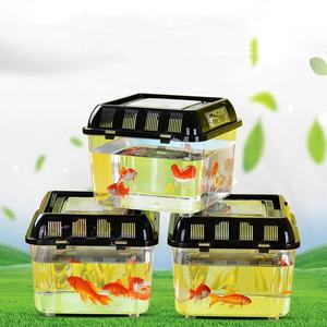 OWNSWING Fish Tank Baby Turtle Tank Petit aquarium Conteneur de poissons Coffre-fort d'élevage de reptiles - Product Image 2