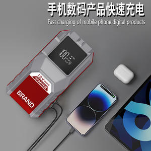 HQ22 <span class=keywords><strong>Ozio</strong></span> Démarreur Portable Haute Puissance 12V pour Voiture, Batterie Externe à Recharge sans Fil, Chargeur de Démarrage d'Urgence, Courant de Crête 300A - Product Image 6