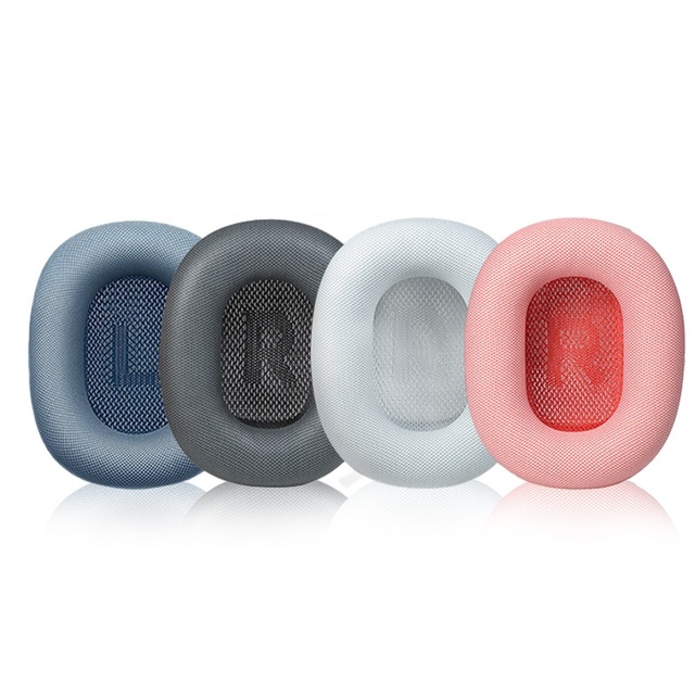 Replacement Ear Pads & Ear Cups for AirPods Max - Mesh Fabric, Silicone & Magnetic Headphone Earpiece Covers