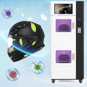 Désodorisant et Nettoyeur Automatique Commercial Premium pour Casques et Chaussures, à Usage Commercial, en Acier Inoxydable 304, OEM/ODM, avec Stérilisation UVC et Élimination des Bactéries par l'Ozone - Product Image 3