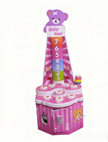 M SKY Bear Whack Mole, jeu d'arcade d'intérieur, équipement de divertissement familial, système de récompense, jeu de frappe en bois