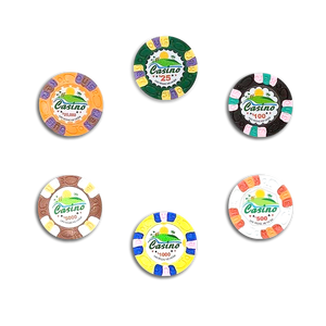 Jetons de poker en céramique ABS argile de haute qualité 2025, personnalisables avec logo, fabriqués en Chine pour les jeux promotionnels, vente en gros - Product Image 1