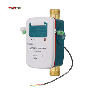 Groothandelsprijs Dn15 Dn20 Dn25 Bedrade Rs485/Mbus Puls Prepaid Digitale Afstandsbediening Lezen Plastic/Messing Ultrasone Waterstroommeters - Product Image 1