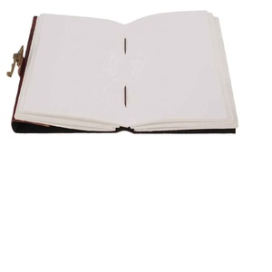 Genuino quaderni di diario in pelle Vintage A5 taccuini di carta bianca fatti a mano con cialco in pietra <span class=keywords><strong>lapis</strong></span> in rilievo per il regalo - Product Image 5
