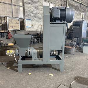 BOUXIU, extrusora de carbonización para moldeado de astillas de madera, máquina para hacer varillas, tipo tornillo, cáscara de arroz, máquina de briquetas de biomasa, briquetas - Product Image 6