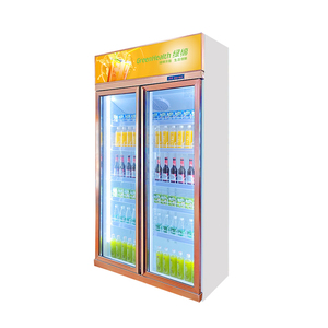 Réfrigérateur commercial de <span class=keywords><strong>congélateur</strong></span> d'affichage de réfrigération de boissons et de boissons d'unité aérienne de double porte - Product Image 6