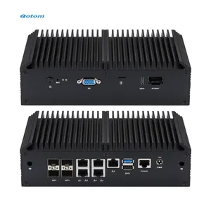 Q20321G9 Atom C3558R Denverton Processor 2 10G SFP+ 2 1G 2.5G SFP+ 5 Intel I225-V 2.5G LAN Fanless Firewall Pfsense Mini PC