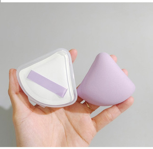 Fabrik benutzer definierte lila Farbe trocken nass Schwamm Puff rundes Dreieck quadratische Form kleines Kissen <span class=keywords><strong>Make</strong></span>-up Marshmallow Luftkissen Puff - Product Image 6
