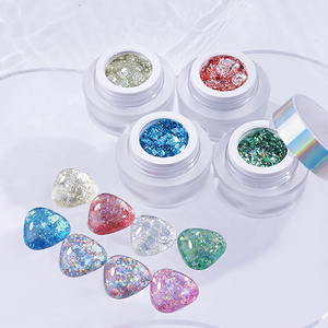 AILANUO - Serie de Esmaltes de Uñas en Gel de Alta Densidad con Efecto Aurora Brillante de 30 Colores, Super Brillante, Platino - Product Image 1