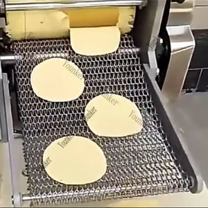 Producto de grano <span class=keywords><strong>comercial</strong></span> Máquina automática para hacer tortillas de maíz industriales de harina de pan Roti Máquina para hacer tortillas mexicanas - Product Image 1