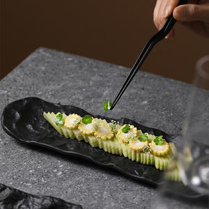 จานซูชิทำจากเซรามิกทรงสี่เหลี่ยมผืนผ้าถาดสำหรับเสริฟผลไม้ซาชิมิสลัดเสริฟจานสำหรับร้านอาหาร - Product Image 6