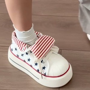 Zapatillas de lona de caña alta con <span class=keywords><strong>plataforma</strong></span> para aumentar la altura, con cordones, estilo dos en uno, a la moda, con capas, versátiles, modelo 2026 <span class=keywords><strong>Star</strong></span> Shoes - Product Image 3