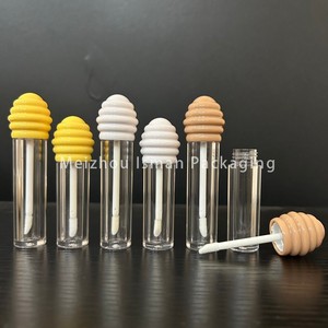 ISMAN Venta al por Mayor <span class=keywords><strong>de</strong></span> Tubos <span class=keywords><strong>de</strong></span> Brillo Labial <span class=keywords><strong>de</strong></span> 3ml y 5ml con Diseño <span class=keywords><strong>de</strong></span> Lollipop, Envases Únicos en Forma <span class=keywords><strong>de</strong></span> Biberón y Tarro <span class=keywords><strong>de</strong></span> Miel, Mini Contenedores Cosméticos con Logotipo Personalizado - Product Image 2