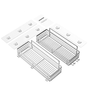 Phòng Tắm Organizer Kệ Lưu Trữ Nhà Bếp Giá Treo Tường Dính Vòi Hoa Sen Caddy Giỏ Kệ Với 5 Móc - Product Image 6