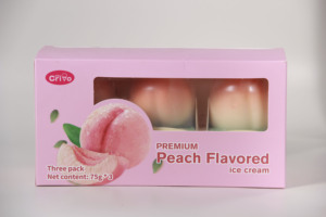 Oem bán buôn đào xoài Ice Cream 75 gam * 12 cái mỗi hộp Hot Bán trái cây Ice Cream - Product Image 3