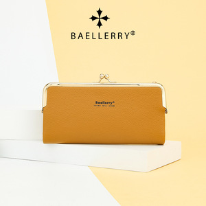 กระเป๋าสตางค์ใบยาวสำหรับผู้หญิง Baellerry ขนาด 19 ซม. ช่องใส่บัตรหลายช่อง กระเป๋าใส่เหรียญทันสมัย ใช้ได้ทุกวัน - Product Image 4