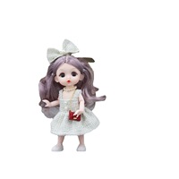 Vêtements pour poupée BJD de 16 cm, ensemble de robe Lolita de style princesse pour filles, modèle BJD1651002, boîte en couleur, sac en filet