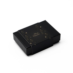 Emballage en carton alimentaire recyclable imprimé avec logo personnalisé pour bonbons ronds et boîtes cadeaux en chocolat avec carte coulissante - Product Image 1