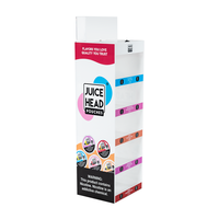 Présentoir de comptoir APEX à 5 niveaux en acrylique poli double face pour sachets de jus, idéal pour les magasins de tabac et de produits fumeurs