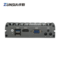 Zunsia J1900 E3845 J4125 4 LAN NANO Mini PC 4K affichage VGA 2 USB serveur ordinateur sans ventilateur industriel pare-feu routeur Mini PC