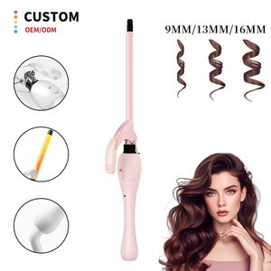 Ensemble de bigoudis professionnels portables pour cheveux, bigoudis intelligents, bigoudis électriques, <span class=keywords><strong>fer</strong></span> à friser à long barillet pour ondulations - Product Image 1
